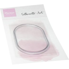 Akrylstempel Silhouette Art - Oval frame CS1187 Marianne Design