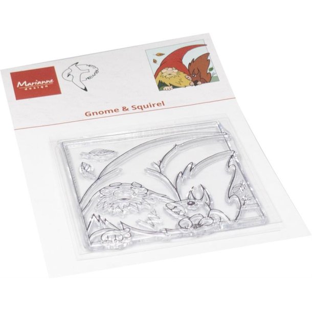 Marianne design stempel Hetty's Gnome &amp; Squrirrel HT1670 ST11