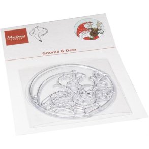 Marianne Design stempel Hetty's Gnome & Deer HT1672
