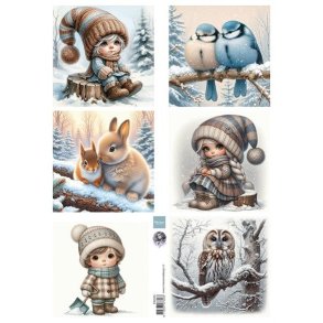 Klippeark Dreamy Winter by Fairybells FB2505 Marianne Design M11