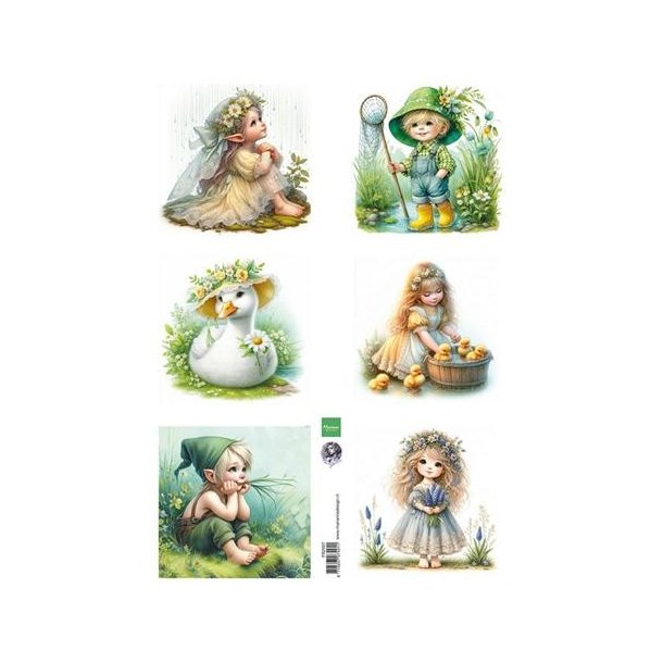 Klippeark Cosy Spring by Fairybells FB2507 Marianne Design M8