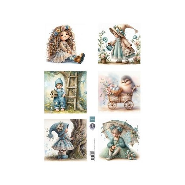 Klippeark Dreamy Spring by Fairybells FB2508 Marianne Design M8