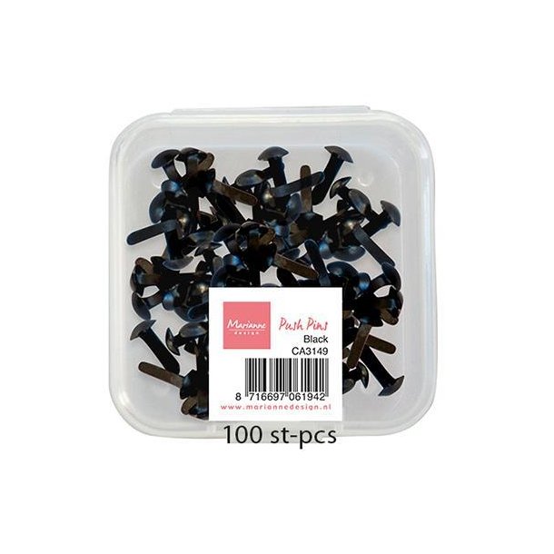 Marianne Design Push Pins/Brads "Black" CA3149