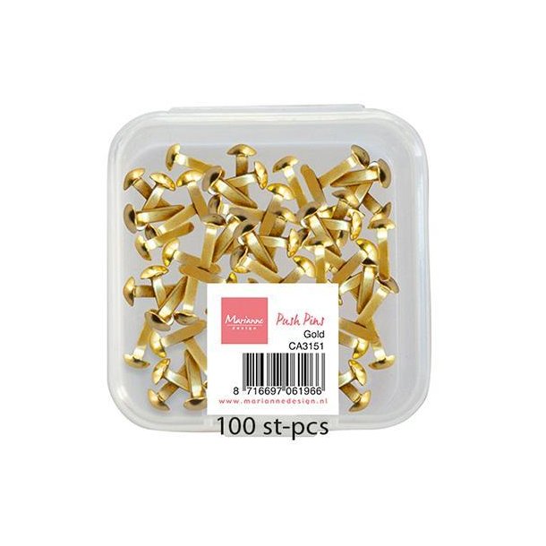 Marianne Design Push Pins/Brads "Gold" CA3151