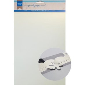 Pearl Paper - White CA3166 A4 - 6 ark Marianne Design
