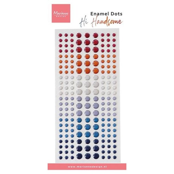 Marianne Design Enamel Dots "Hi Handsome!" PL4538 