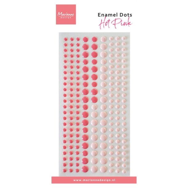 Marianne Design Enamel Dots "Duotone hot pink" PL4539 198dots
