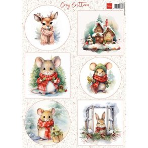 Klippeark Cosy Critters VK9638 1ark Marianne Design