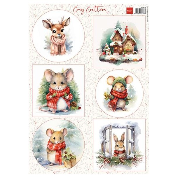 Klippeark Cosy Critters VK9638 1ark Marianne Design