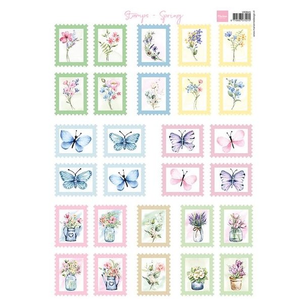 Klippeark Stamps - Spring VK9645 Marianne Design M31