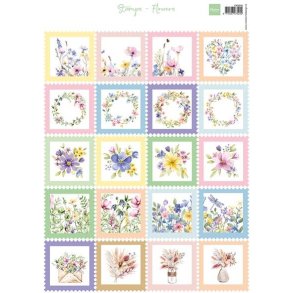 Klippeark Stamps - Flowers VK9646 Marianne Design