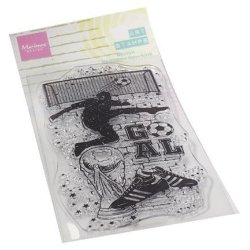Akrylstempel MM1645 art stamps - soccer Marianne Design