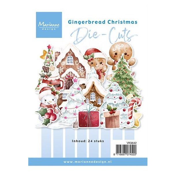 Die-cuts Gingerbread Christmas VK9642 Marianne Design