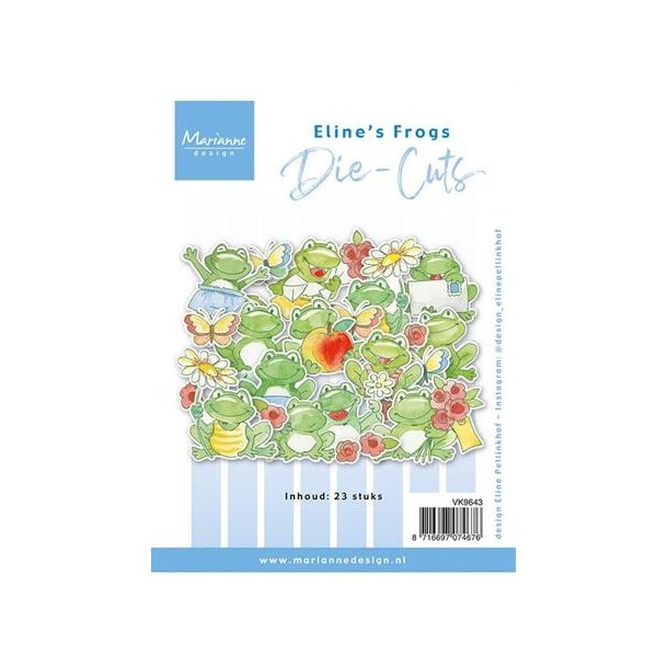 Marianne Design Die-Cuts "Eline's frogs" VK9643