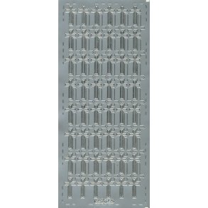 Stickers kors s�lv S15