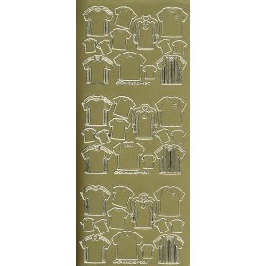 Stickers 680 Fodboldtr�jer Guld S2