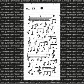 Stencil No. 43 gummiapan 10x 21cm  RESTORDRE