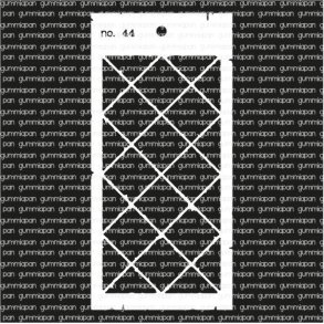 Stencil No. 44 gummiapan 10x 21cm