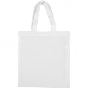 Mulepose hvid 130g/m2 28x30cm 