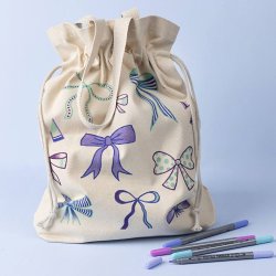 Taske med sn�relukning Lys natur