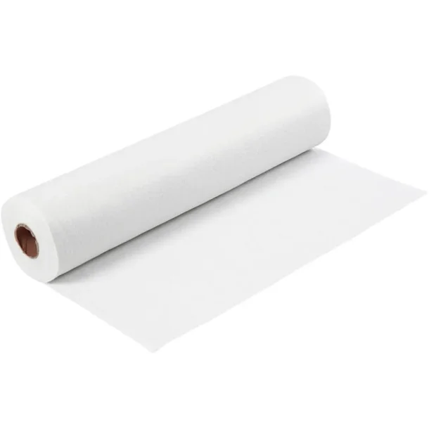 Filt hvid 45cm x 5m 180-200g 1,5mm tykkelse
