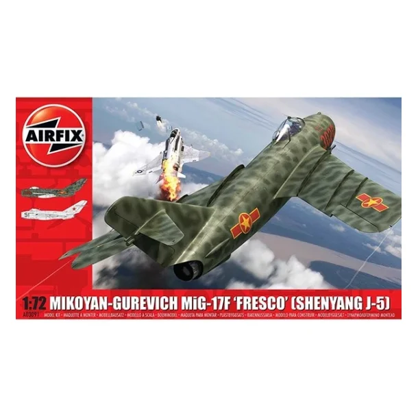 Plastikbyggest Airfix Mikoyan-Gurevich MiG-17 Fresco - New Tool