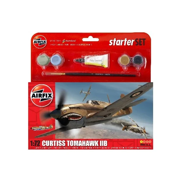 Airfix Curtiss Tomahawk IIB, 1:72 hanging gift set