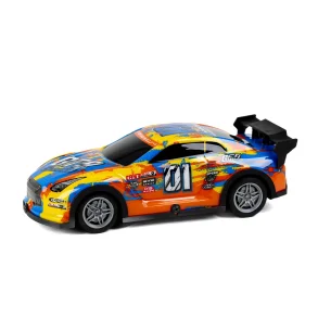 Fjernstyret bil TEC-TOY Champion GT9 w/light R/C 1:22, 27MHz, yellow/blue