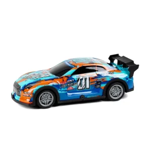 Fjernstyret bil TEC-TOY Champion GT9 w/light R/C 1:22, 27MHz, blue/orange