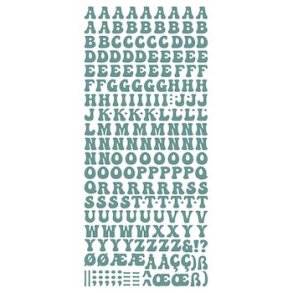 Stickers Bogstaver s�lv 4771 S6