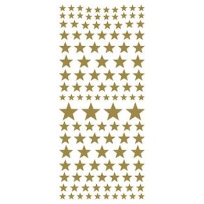 Stickers Stjerner Guld S7