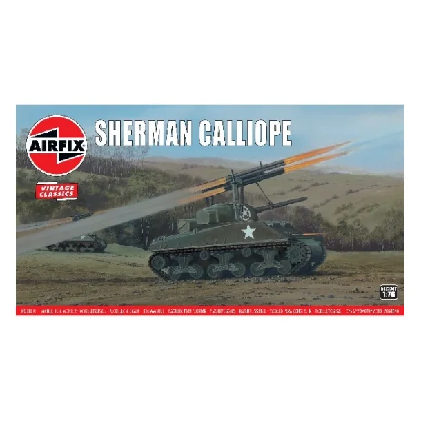 Plastikbyggest Airfix 1:76 Sherman Calliope