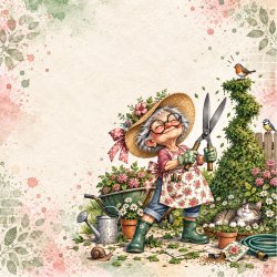 Papirblok Lidt �ldre - meget sjovere 15 x 15 cm. - Luna Hobby