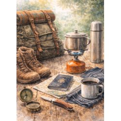 Papirblok A6 R� �jeblikke - Luna Hobby