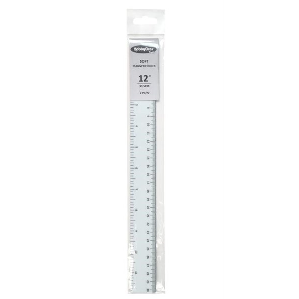 Soft magnetic ruler 12"/30,5cm (2pcs)" HGT019