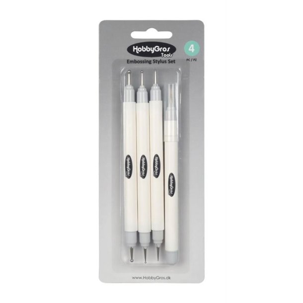 Embossing Set + Piercing Tool (4 pcs) HGT024