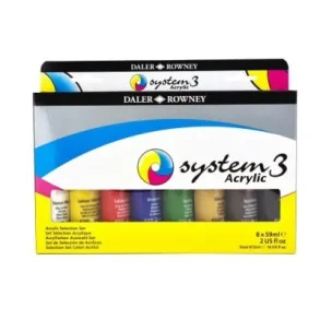 System3 Akrylmaling s�t 8x59ml