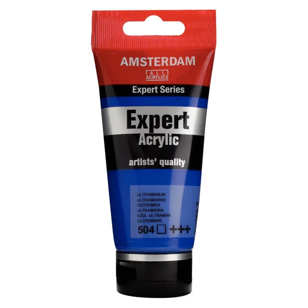 AMSTERDAM Expert Series acrylic tube 75 ml Ultramarine 504