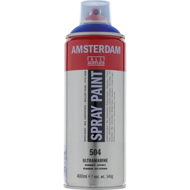 AMSTERDAM Spray paint 400 ml Ultramarine 504