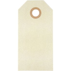 Manilam�rker 4x8cm 250g Hvid/creme ca. 100stk