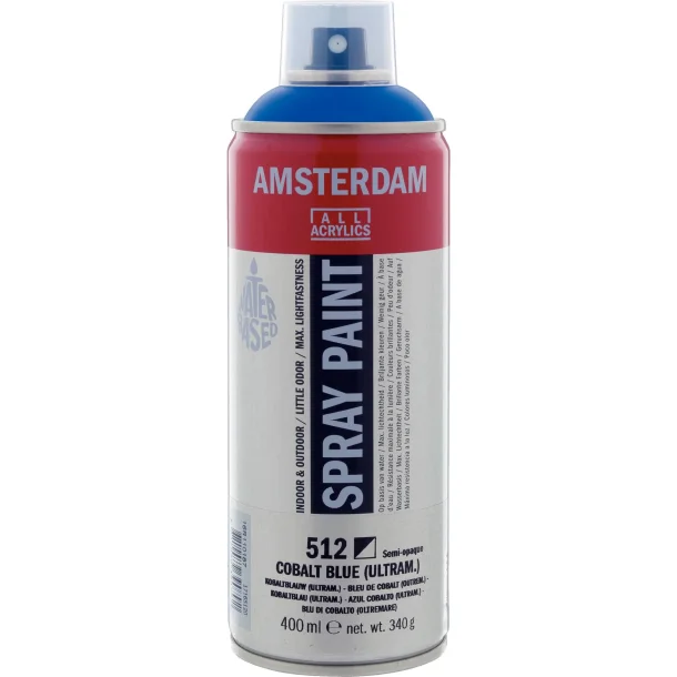 AMSTERDAM Spray paint 400 ml Cobalt Blue (Ultramarine) 512