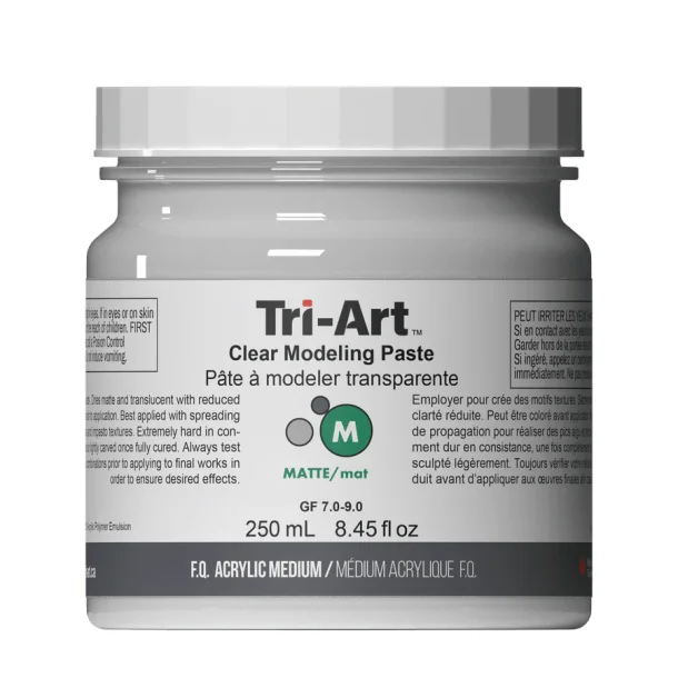 Tri-Art Medium, Modeling Paste Clear 250ml