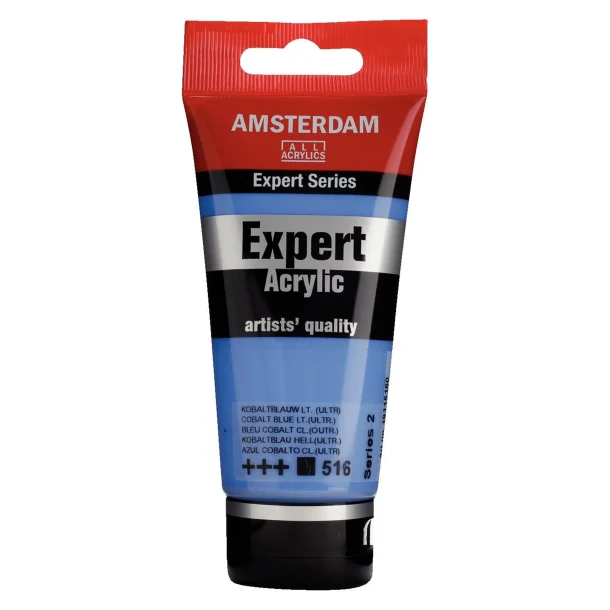 AMSTERDAM Expert Series acrylic tube 75 ml Cobalt Blue Light (Ultramine) 516