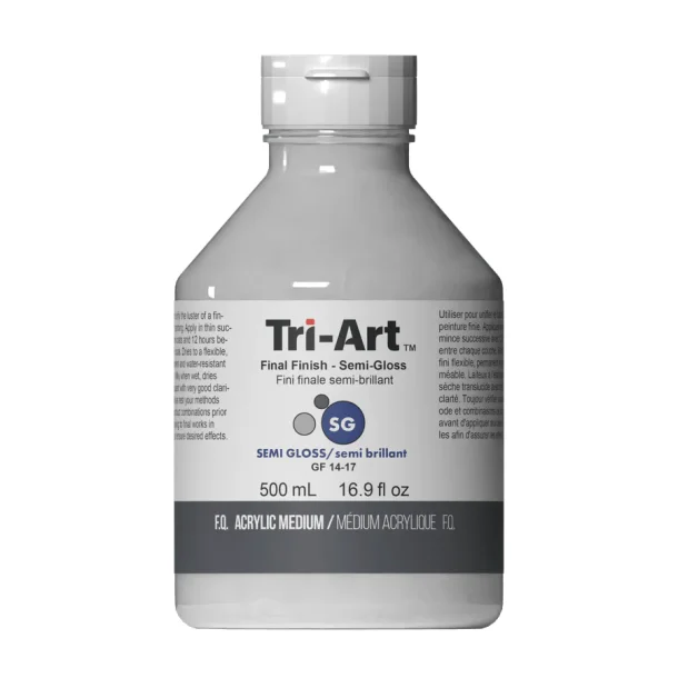 Final Finish Semi Gloss 500ml Tri-Art Mediums