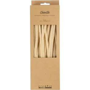 Chenille Beige 50 Stk., L: 30 cm, 6 mm