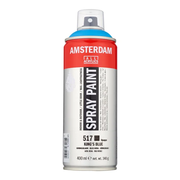 AMSTERDAM Spray paint 400 ml King's Blue 517