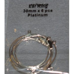 rering 30mm x 6pcs slv fv.