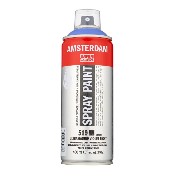 AMSTERDAM Spray paint 400 ml Ultramarine Violet Light 519