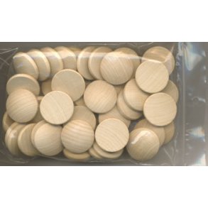 Trknapper natur tr diameter 50mm 5stk