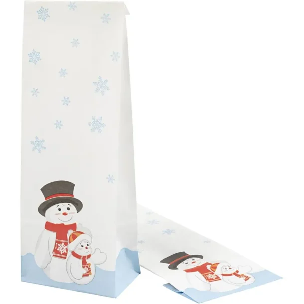 Godtepose julemotiv H: 28cm 6x10cm 60g 5stk